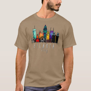 City of Atlanta GA Watercolor T-Shirt