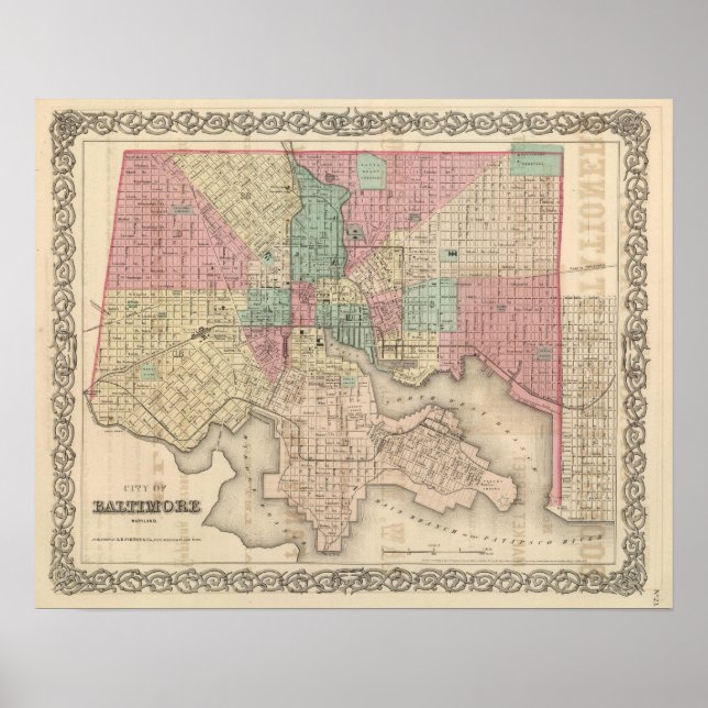 City of Baltimore, Maryland Poster (Front)