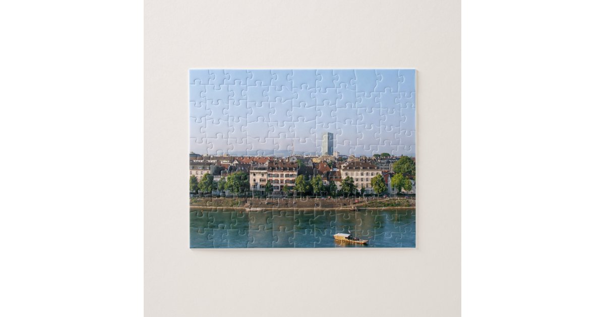 City of Basel in the Switzerland Souvenir Jigsaw Puzzle Zazzle