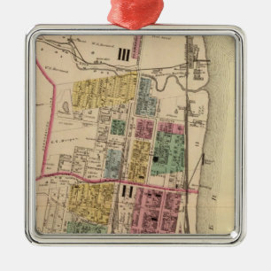 City of Bellaire, Ohio Metal Tree Decoration