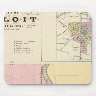 City of Beloit, Rock Co and Shullsburg Mouse Mat