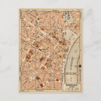 City of Bordeaux France Vintage Postcard