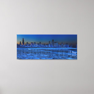 City of broad shoulders and lake Michigan Canvas Print