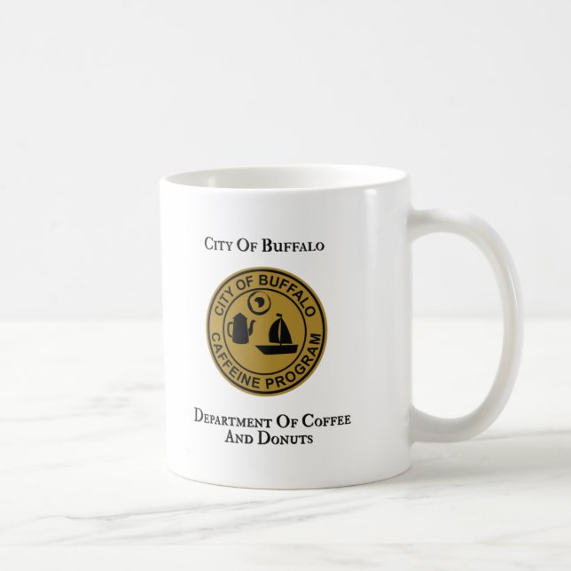 City of Buffalo Dept of Coffee & Doughnuts Officia Coffee Mug (Right)