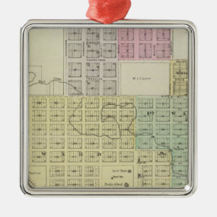 City of Burlington, Coffee County, Kansas Metal Tree Decoration