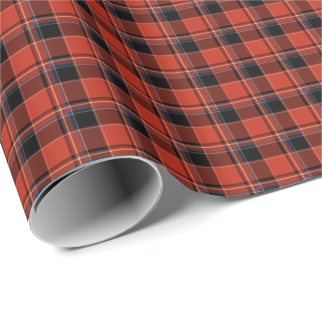 City of Calgary Alberta Canada Tartan Wrapping Paper (Roll Corner)
