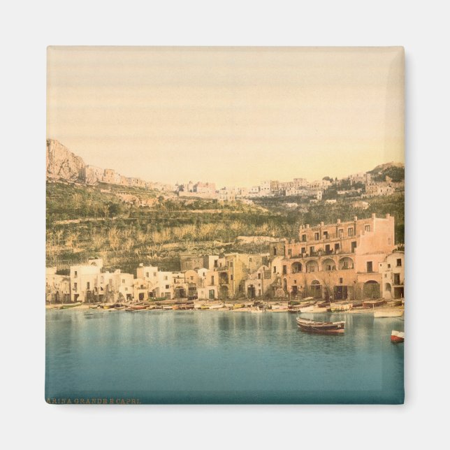 City of Capri, Island of Capri, Campania, Italy Magnet (Front)