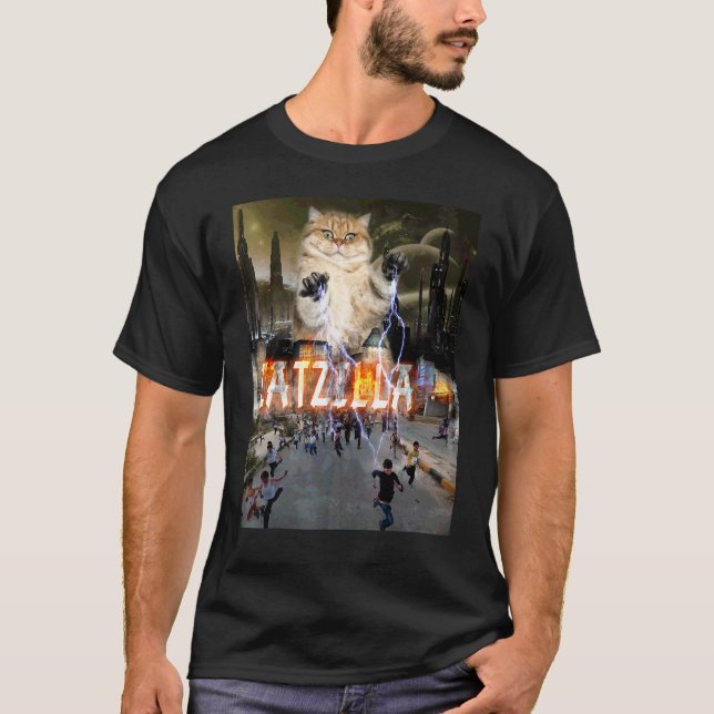 City Of Catzilla  Kitty T-Shirt (Front)