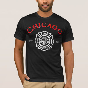 City of Chicago Fire Department Illinois Firefight T-Shirt