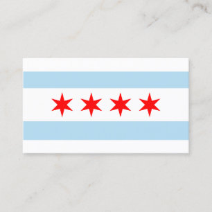 City of Chicago Flag Business Card