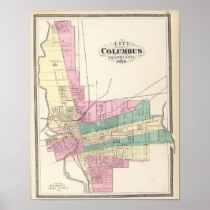 City of Columbus, Franklin County, Ohio Poster