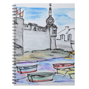 City of Concarneau Finistere, Brittany Notebook