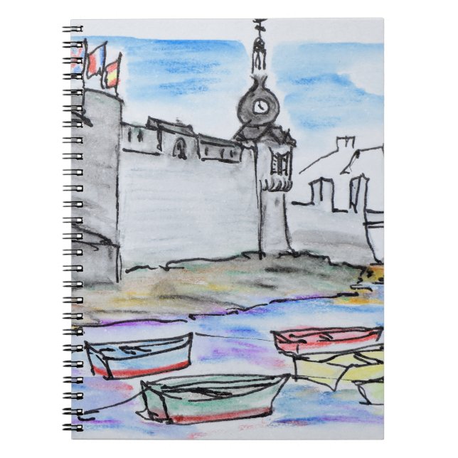 City of Concarneau | Finistere, Brittany Notebook (Front)