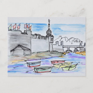 City of Concarneau   Finistere, Brittany Postcard