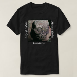 City of Copan Mayan Ruins Photo Designed T-Shirt