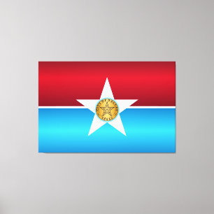 City of Dallas flag Canvas Print