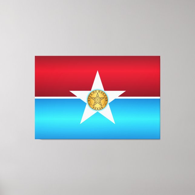 City of Dallas flag Canvas Print (Front)