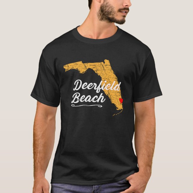 City of DEERFIELD BEACH FLORIDA Vacation Souvenir  T-Shirt (Front)