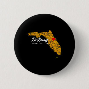 City Of Dery Florida Vacation Souvenir Merch - Gra 6 Cm Round Badge