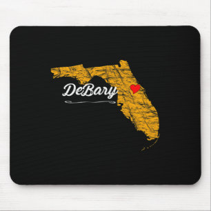 City Of Dery Florida Vacation Souvenir Merch - Gra Mouse Mat