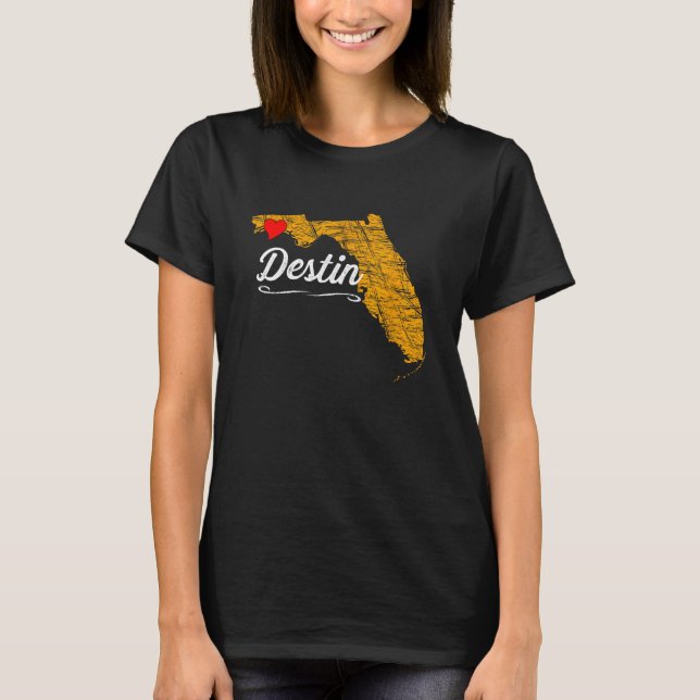 City of DESTIN FLORIDA - FL Merch Souvenir - Graph T-Shirt (Front)