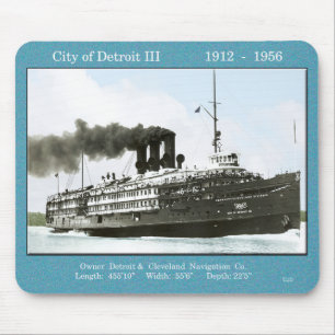 City of Detroit III mousepad