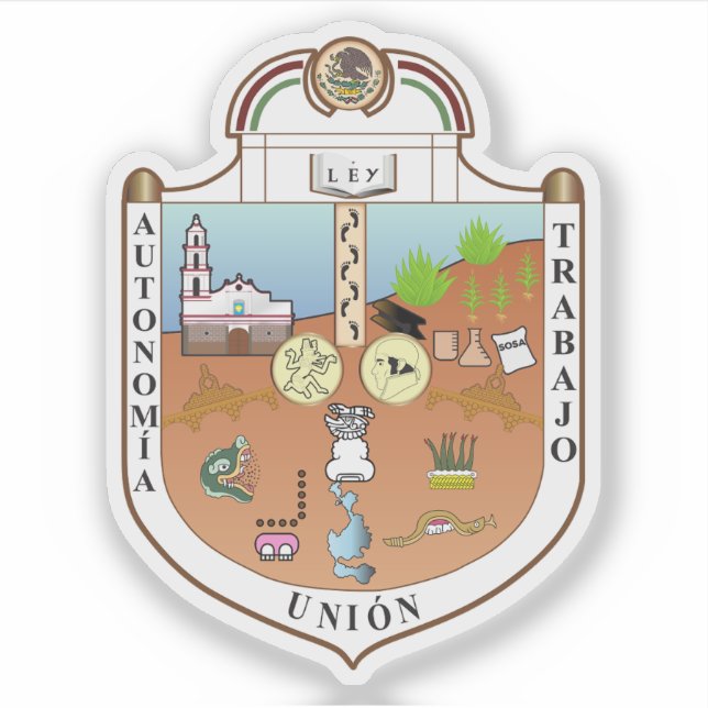 City of Ecatepec de Morelos coat of arms, Mexico (Front)