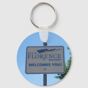 City of Florence Welcomes You! Keyring