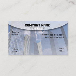 City of Glass Business Card