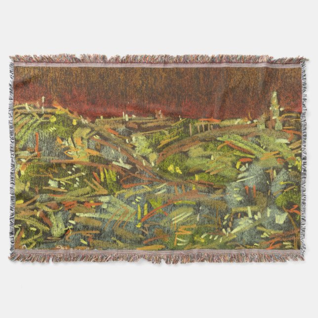 City of Gold Throw Blanket (Front)