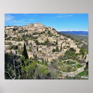 City of Gordes in Provence France Europe Poster