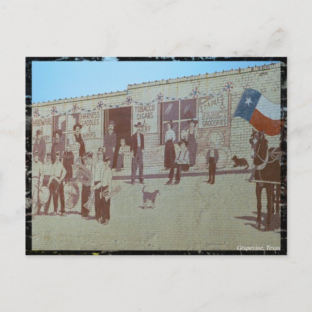 City of Grapevine Postcard (Front)