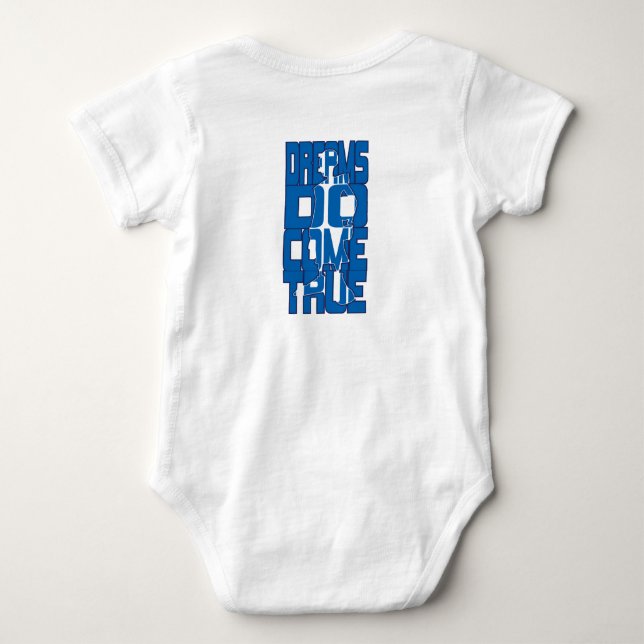 City Of Hoops Baby Bodysuit (Back)