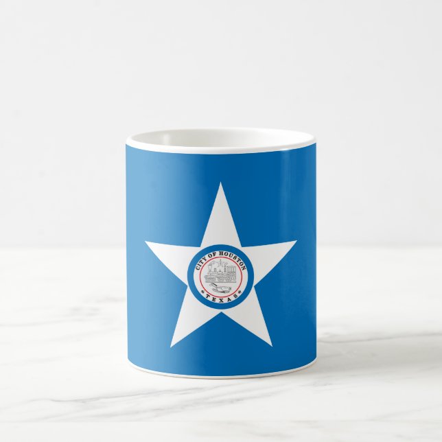 City of Houston flag Coffee Mug (Center)