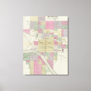 City of Hutchinson, Reno County, Kansas Canvas Print