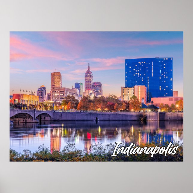 City Of Indianapolis, Indiana Poster (Front)