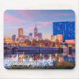 City Of Indianapolis, Indiana, USA Mouse Mat
