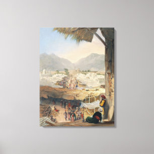 City of Kandahar, its Principal Bazaar and Citadel Canvas Print