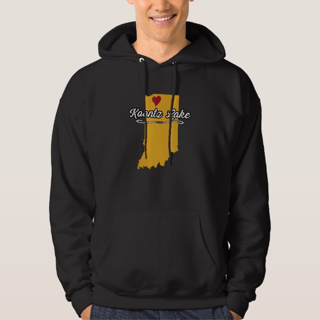 City Of Koontz Lake Indiana Hoosier  Merch Hoodie (Front)