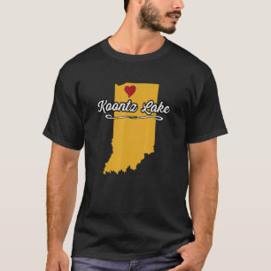 City Of Koontz Lake Indiana Hoosier  Merch T-Shirt