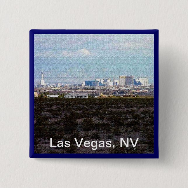 City of Las Vegas 15 Cm Square Badge (Front)