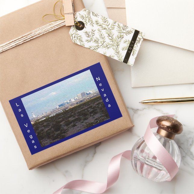 City of Las Vegas Rectangular Sticker (Gifting)