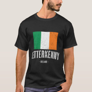 City Of Letterkenny Ireland Irish Flag T-Shirt