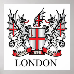 City of London coat of arms Poster