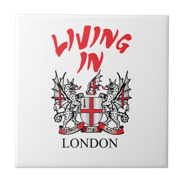 City of London coat of arms Tile (Front)