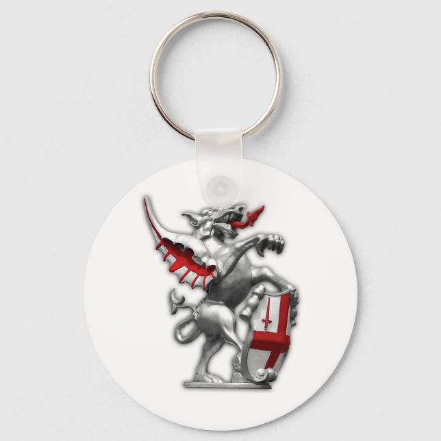City of London Dragon Key Ring (Front)