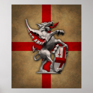 City of London Dragon poster