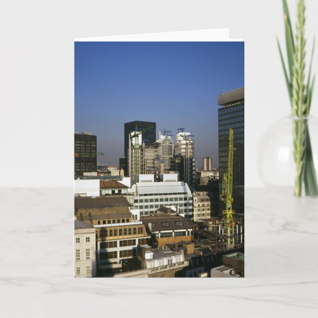 City of London in the 1990's Thank You Card (Front)