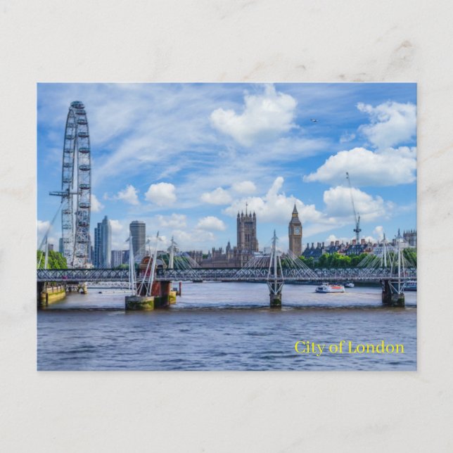 City of London Postcard (Front)