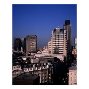 City of London Skyline Poster